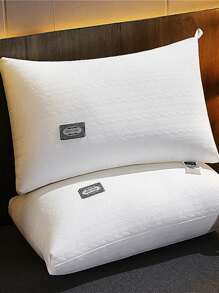 1pc Solid Color Rectangular Water Cube Comfortable Pillow, Suitable For Adults, Side Sleepers And Back Sleepers, For Home, Bedroom, Living Room, Car, Outdoor Travel