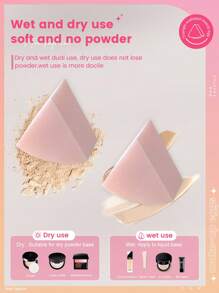 50 件粉扑，化妆，便宜，房间装饰，梳妆台，旅行，卧室，化妆配件，粉扑，化妆搅拌器，粉扑，化妆海绵 - 淺粉色 - 查看 3