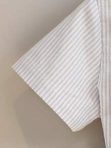 Toddler Boys Bow Front Shirt & Pinafore Shorts