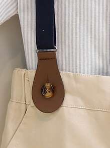 Toddler Boys Bow Front Shirt & Pinafore Shorts