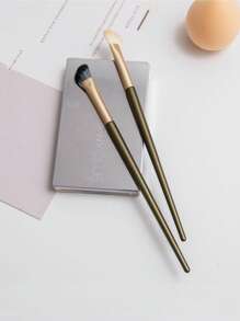 2pcs Nose Contour Brush - Army Green - View 7