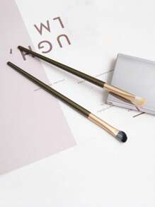 2pcs Nose Contour Brush - Army Green - View 1