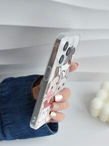 Vỏ điện thoại họa tiết thỏ hoạt hình - Nhiều màu - Xem 3