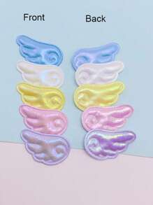 50 cái/bộ Polyester May Trang Trí, Thiết Kế Cánh Sáng Tạo May Trang Trí Cho Thủ Công DIY - Nhiều màu - Xem 2