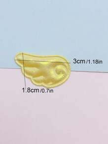 50 cái/bộ Polyester May Trang Trí, Thiết Kế Cánh Sáng Tạo May Trang Trí Cho Thủ Công DIY - Nhiều màu - Xem 3