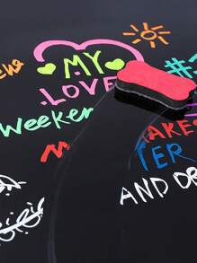 12pcs/Set Erasable Liquid Chalk Marker Pens LED Writing Board Glass Window Art Highlighters - Multicolor - View 3