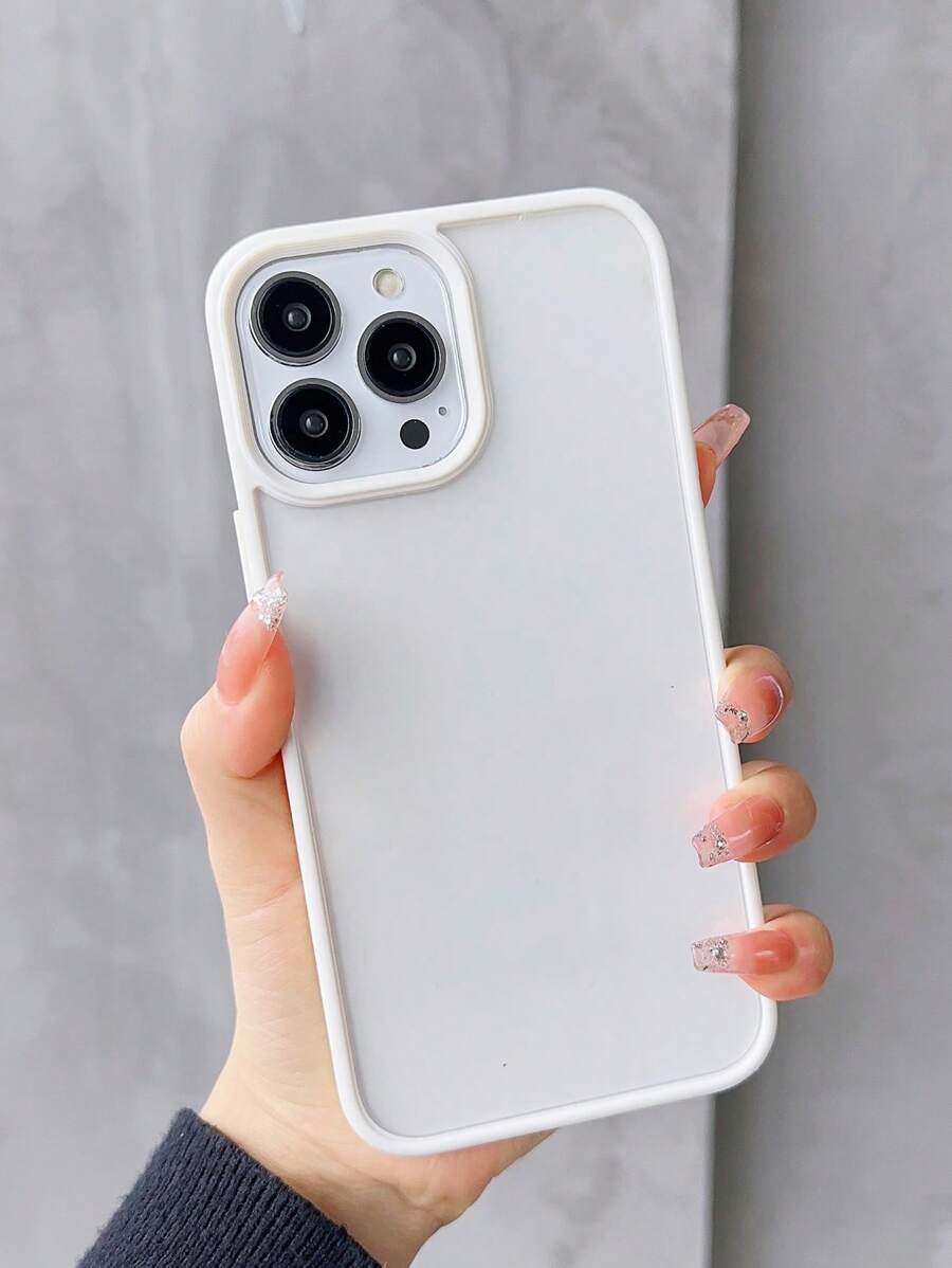 Plain Phone Case - Beige - View 1