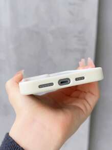 Plain Phone Case - Beige - View 3