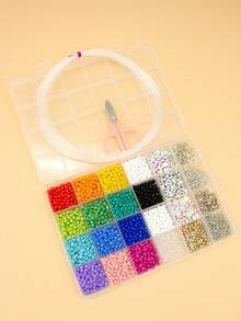 1box Bead DIY Jewelry Accessory - Multicolor - View 1