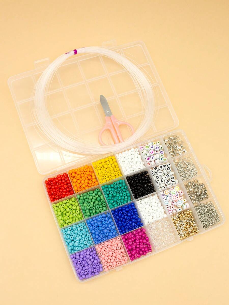 1box Bead DIY Jewelry Accessory - Multicolor - View 1