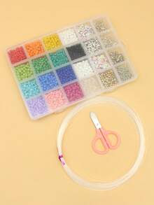 1box Bead DIY Jewelry Accessory - Multicolor - View 3