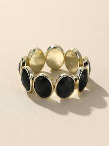 Vòng tay đính cườm hình bầu dục - Nhiều màu - Xem 2