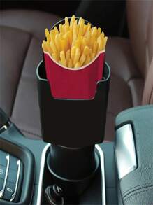 1pc Car French Fries Holder - Black - View 2
