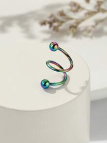 1 vòng mũi bằng thép không gỉ - Nhiều màu - Xem 4