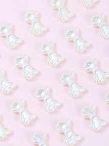 Conjunto De 80 Peças Elegante Faux Pearl Design Diy Bead Para Mulheres Para Fabricação De Joias Diy