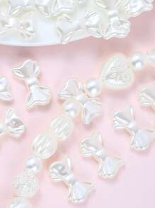 Conjunto De 80 Peças Elegante Faux Pearl Design Diy Bead Para Mulheres Para Fabricação De Joias Diy