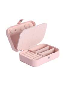 Túi đựng đồ trang sức màu hồng dành cho du lịch ký túc xá đại học, túi đựng đồ - Hồng - Xem 3