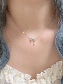 khorasan 1 Nữ Bạc Dây Thép Không Gỉ Quyến Rũ Đá Trang Trí Mặt Tròn Đồng Hồ Thạch Anh & 2 Bộ Trang Sức, Cho Cuộc Sống Hàng Ngày - Bạc - Xem 7