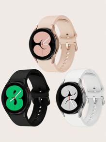 3入組矽膠錶帶兼容三星GalaxyWatch5/4 - 彩色 - 查看 1