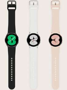 3入組矽膠錶帶兼容三星GalaxyWatch5/4 - 彩色 - 查看 3