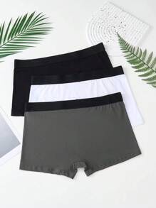 Hombres 3 piezas Calzoncillos boxer ribete en contraste - Multicolor - Ver 2