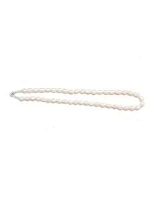 1 chiếc vòng cổ hạt ngọc trai giả thanh lịch dành cho phụ nữ làm quà tặng hẹn hò - trắng - Xem 3
