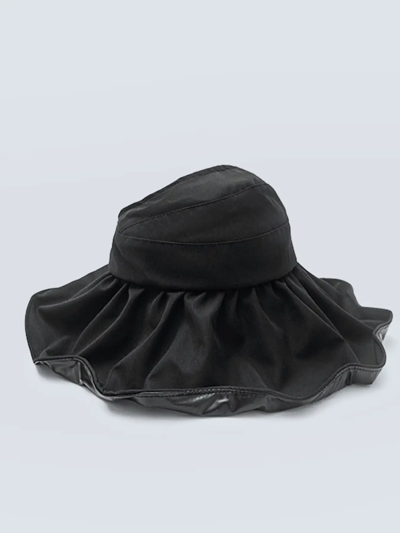 1入組防曬可調節空上衣運動帽 - 黑色 - 查看 2