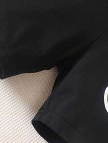 Bebé Shorts con estampado de corazón - Negro - Ver 6