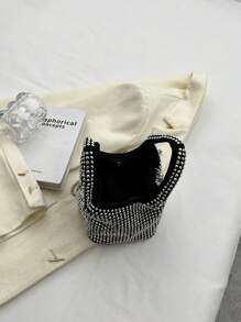 Mini Bucket Bag Studded Decor - Multicolor - View 4