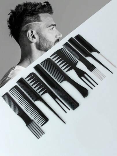 10-delars hårkamset Hårborste, kam, hårverktyg, hårprodukter och accessoarer för barberarsalong Skönhet Tillbaka till skolan, resesemesternödvändigheter, håraccessoarer för kvinnor, borstar, kantborste hårkam, kamma hår, utredningsborste, bollborste, mini hårborsteset, träkam, hårborste, kam, slick back-borste, hårborste, kantborste hårborste, utredningsborstar, hårverktyg, hårsaker, hårvård, lockigt hårborste, barberare, frisörutrustning, frisyr, frisörverksamhet, hårborste, slick back-borste, stylingborste, lockigt hårborste, kantborste, hårkam, borsta hår, hårborsteset, kamma hår, kam för lockar, utredningsborste, hårborste för kvinnor, hår, resor, hårprodukter, hårverktyg, hårsaker, barberare, barberartillbehör, barbersalong, frisörutrustning