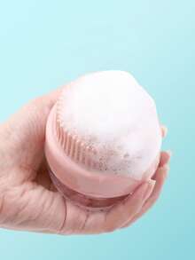 1pc Multi-function Pet Bath Brush For Dog And Cat For Massage - Pink - View 4