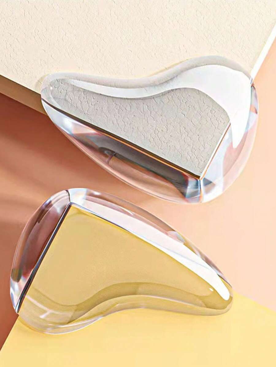 4pcs/set PVC Angle Cover, Minimalist Clear Anti-Collision Table Corner Protector For Household - Clear - View 1