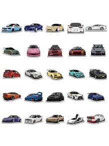 1 Gói Xe Hoa Văn Các Loại Miếng Dán, Sáng Tạo Đa Năng Miếng Dán Cho Thủ Công DIY, Trang Trí Tay Tài Khoản - Nhiều màu - Xem 3