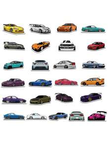 1 Gói Xe Hoa Văn Các Loại Miếng Dán, Sáng Tạo Đa Năng Miếng Dán Cho Thủ Công DIY, Trang Trí Tay Tài Khoản - Nhiều màu - Xem 4