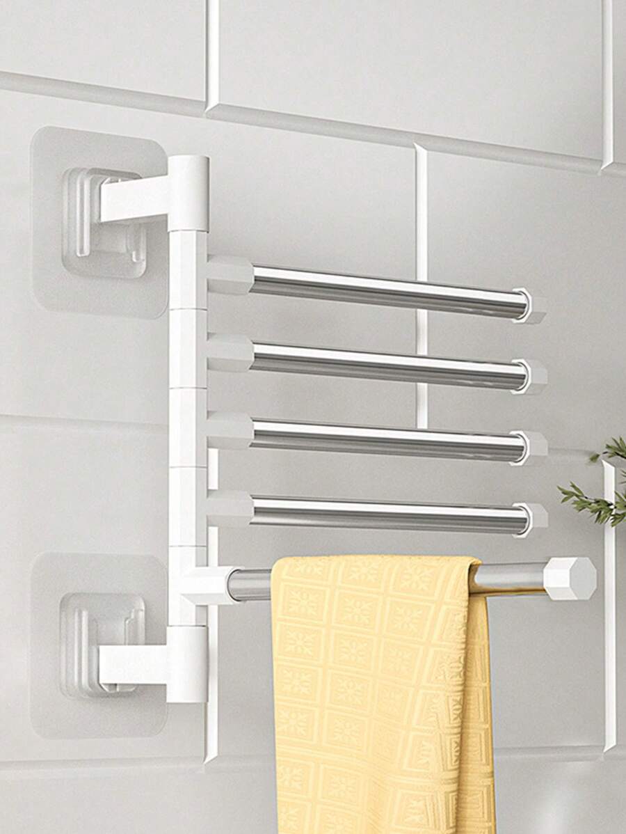 Thanh treo khăn đa năng 1 bộ - trắng - Xem 1