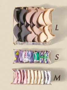 SHEIN BASIC LIVING 1 件入衣櫥收納抽屜隔板 3 號尺寸帶透氣網布 適用於襪子/領帶/內衣/腰帶/襯衫/毛巾 - 灰色 - 查看 8