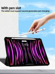 Vỏ chống rơi chắc chắn Tương thích với iPad - màu đen - Xem 5