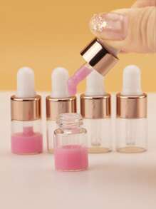 5pcs 2ml Clear Empty Oil Subpackage Bottle,Empty Transparent Dispenser Container for Travel Size Cosmetics,Empty Cosmetic Refillable Travel Containers Plastic Hair Spray Bottle Sprayer for Perfume Skincare Makeup Lotion - Clear - View 2