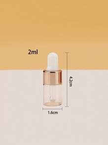 5pcs 2ml Clear Empty Oil Subpackage Bottle,Empty Transparent Dispenser Container for Travel Size Cosmetics,Empty Cosmetic Refillable Travel Containers Plastic Hair Spray Bottle Sprayer for Perfume Skincare Makeup Lotion - Clear - View 3