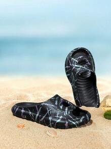 Dép đi trong phòng tắm chống trượt EVA cho bé trai có họa tiết cắt ra - Nhiều màu - Xem 7