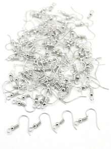 100 Cái/bộ Móc Bông Tai Tự Làm Thời Trang Tối Giản Cho Phụ Nữ Để Làm Đồ Trang Sức Tự Làm - Nhiều màu - Xem 1