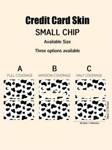 2pcs Cow Print Credit Card Sticker - Multicolor - View 7