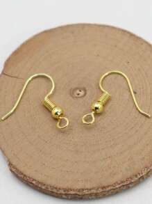 100pcs/set Fashionable DIY Earrings Accessory For Women For DIY Jewelry Making - Yellow Gold - View 4