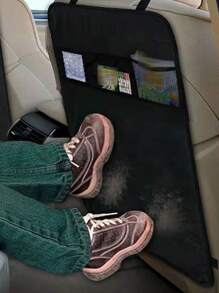 1 Vỏ chống đá cho ghế sau ô tô - màu đen - Xem 1