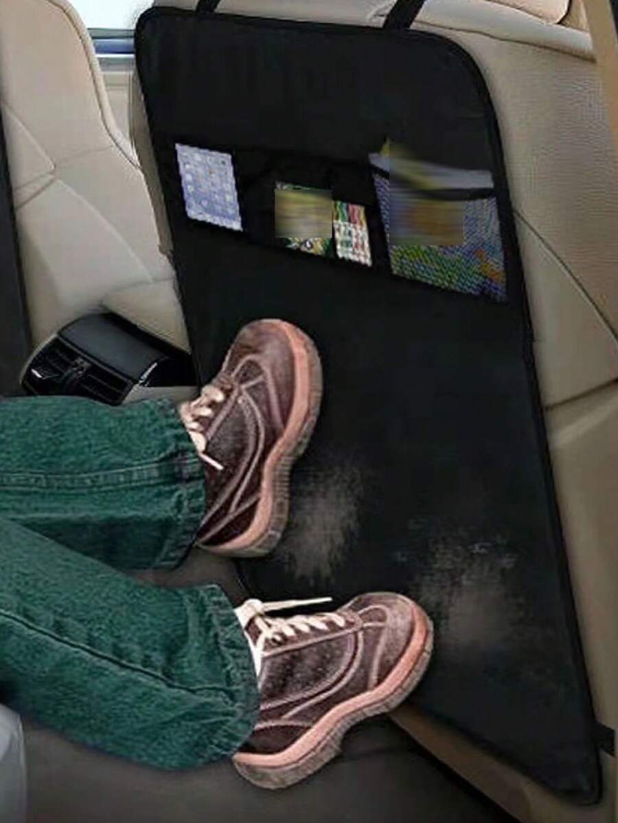 1 Vỏ chống đá cho ghế sau ô tô - màu đen - Xem 1