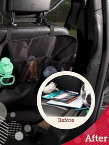 1 Vỏ chống đá cho ghế sau ô tô - màu đen - Xem 2