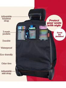 1 Vỏ chống đá cho ghế sau ô tô - màu đen - Xem 5