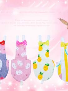 1pc Cartoon Graphic Random Parrot Sanitary Pants For Bird For Healthy - Multicolor - View 3