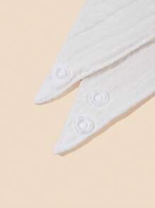 3入組嬰兒素色休閒圍兜適用於日常 - 白色 - 查看 5