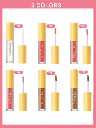 VERONNI 1入組持久保濕保濕鏡子水唇油